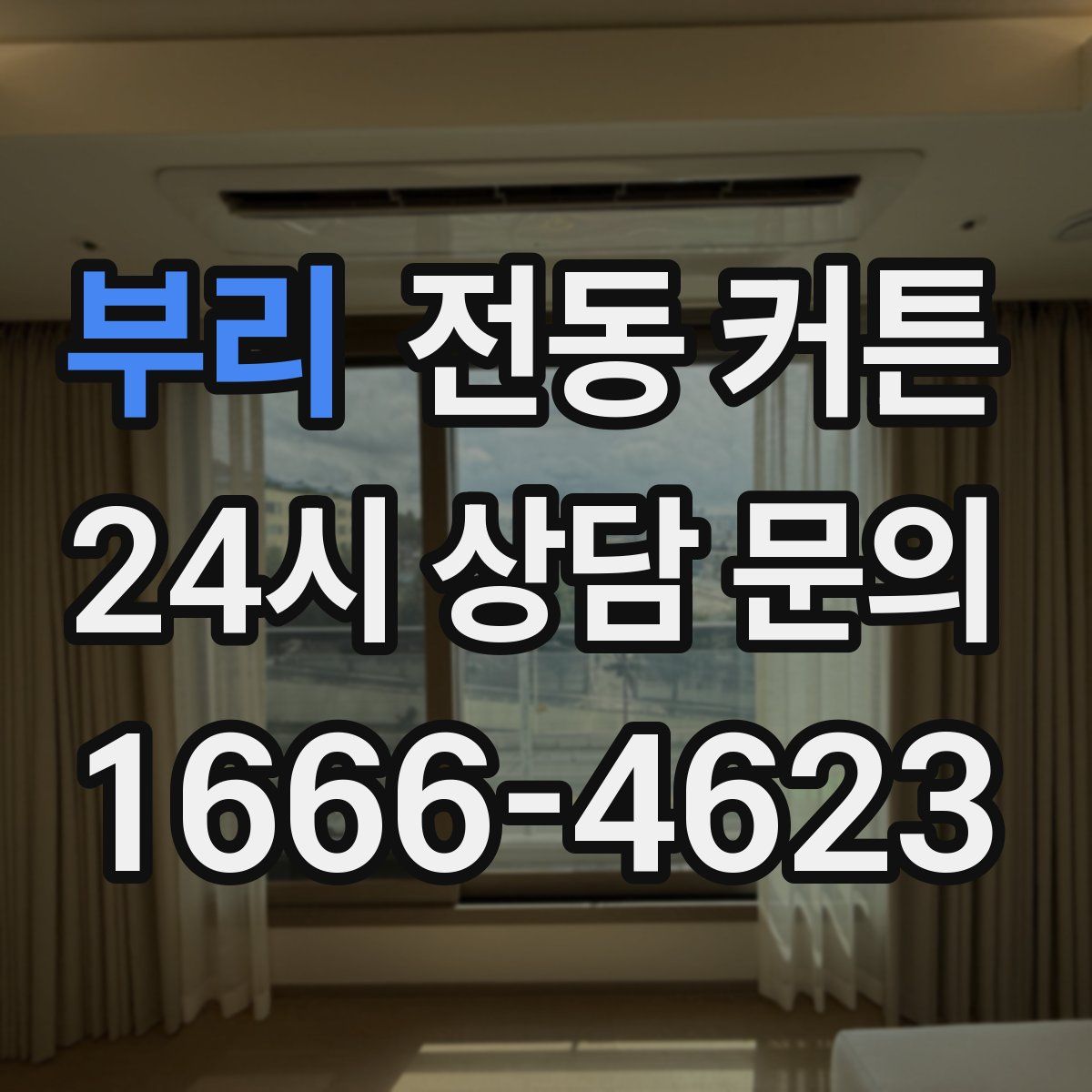 부리 전동 커튼