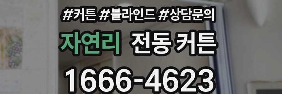 자연리 전동 커튼