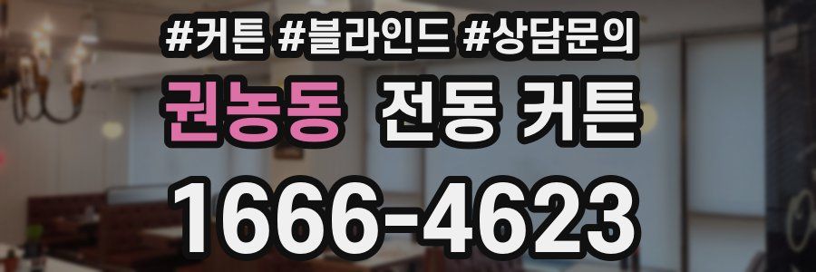 권농동 전동 커튼