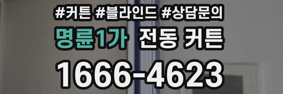 명륜1가 전동 커튼