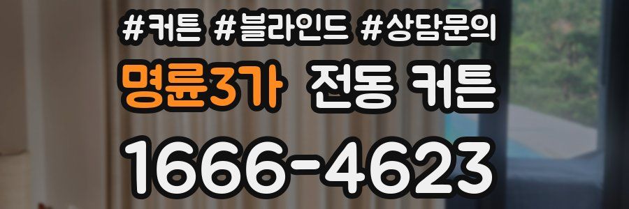 명륜3가 전동 커튼
