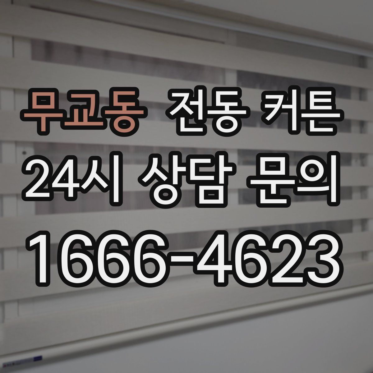 무교동 전동 커튼