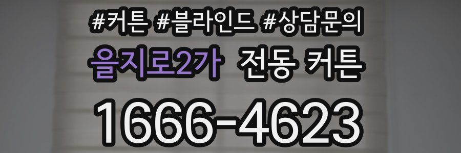 을지로2가 전동 커튼