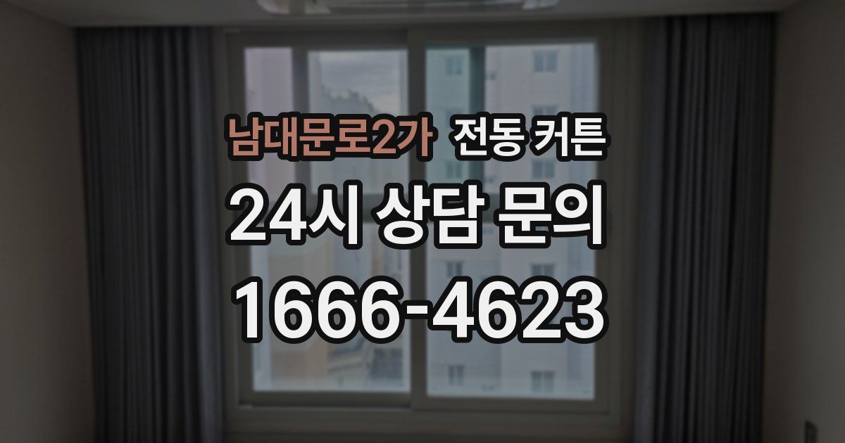 남대문로2가 전동 커튼