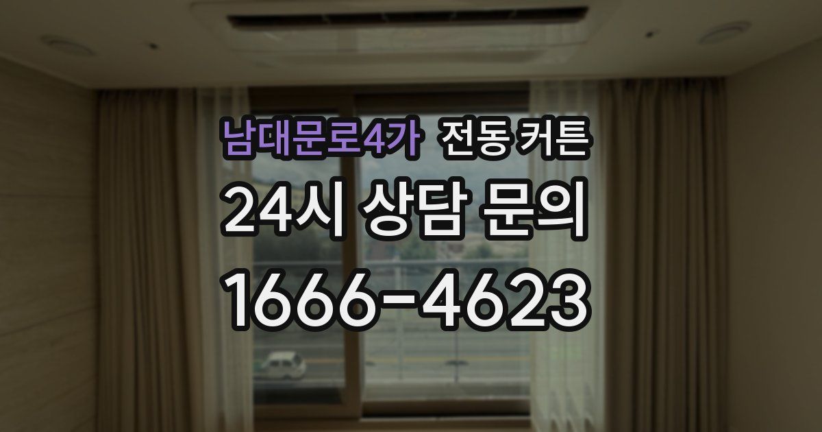 남대문로4가 전동 커튼