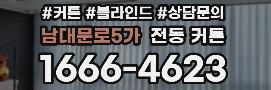남대문로5가 전동 커튼