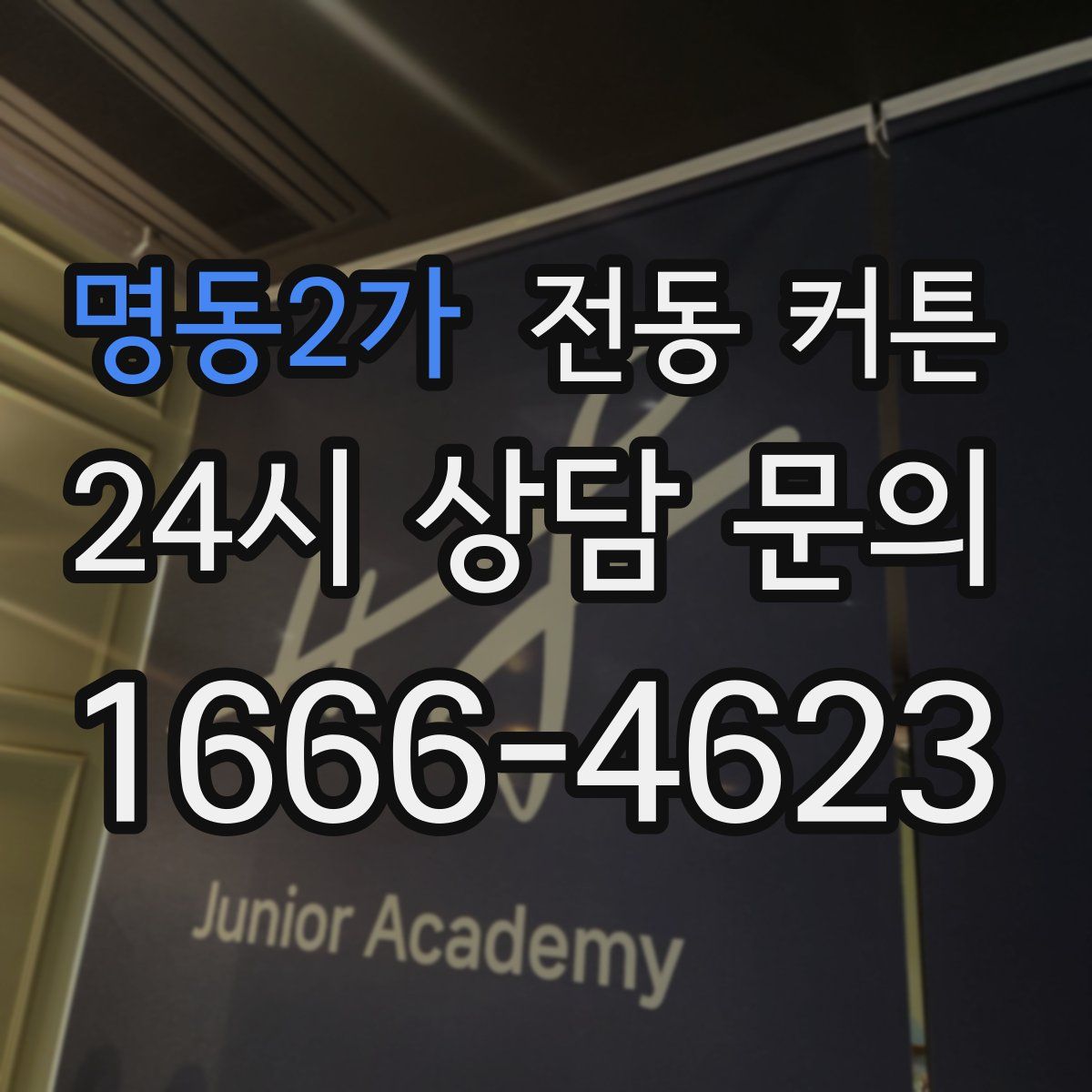 명동2가 전동 커튼