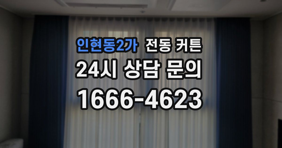 인현동2가 전동 커튼