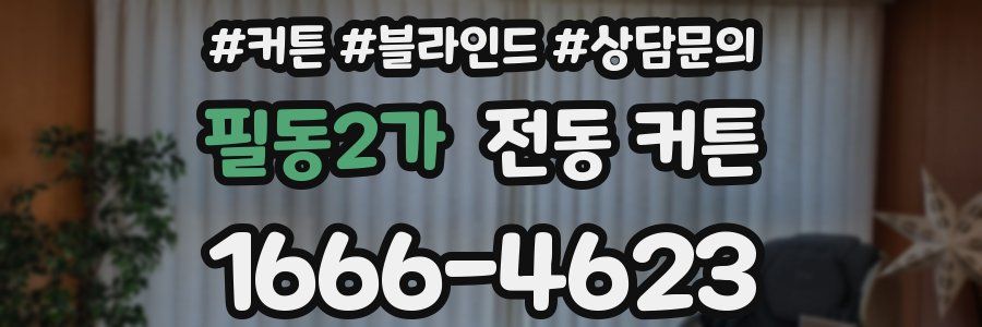 필동2가 전동 커튼
