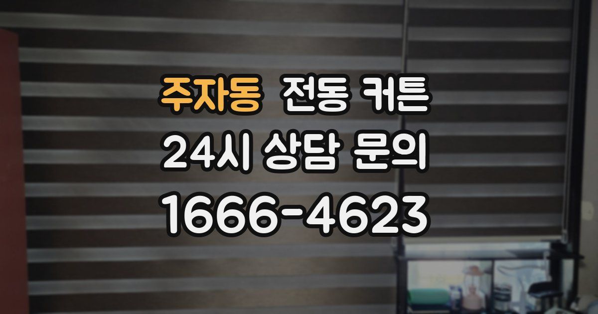 주자동 전동 커튼