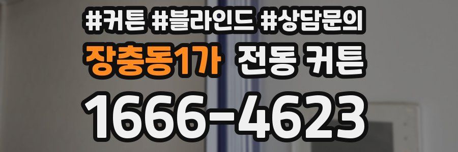 장충동1가 전동 커튼