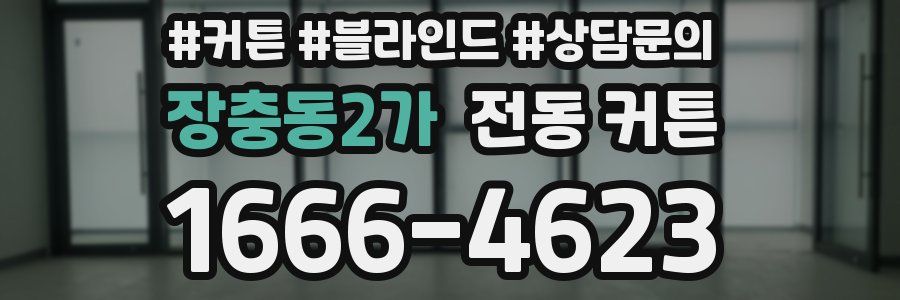 장충동2가 전동 커튼