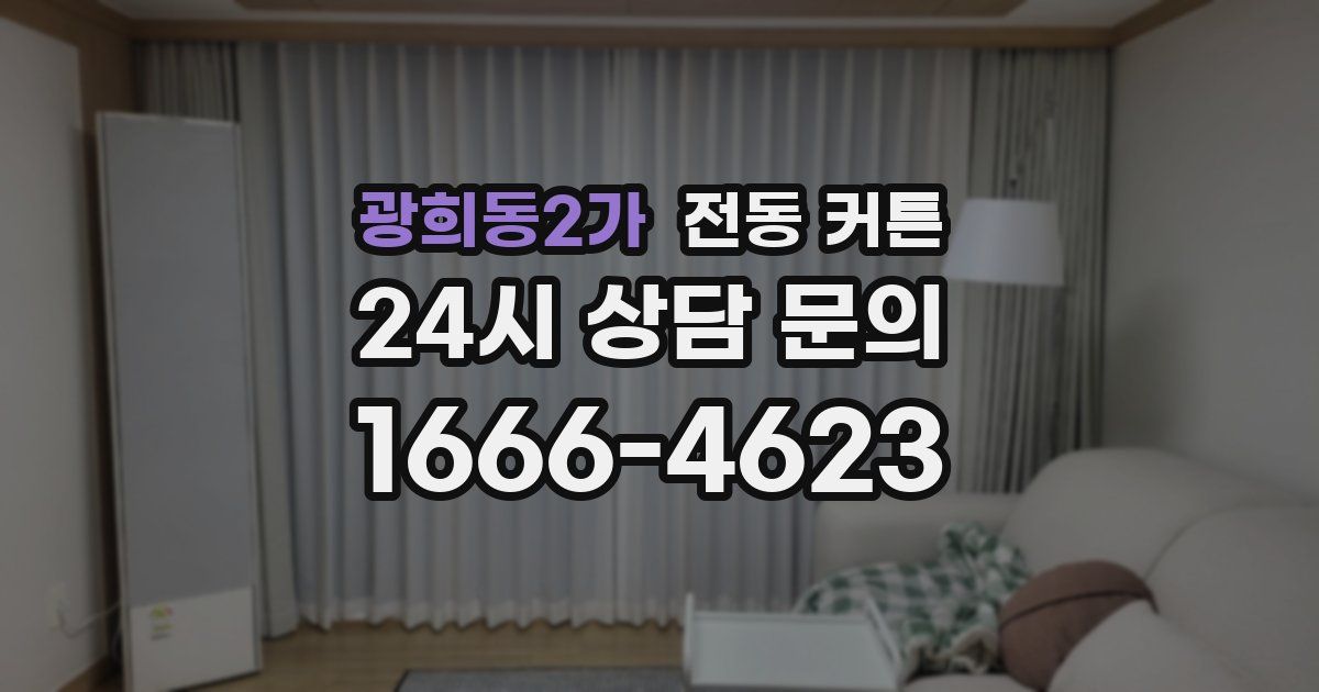 광희동2가 전동 커튼
