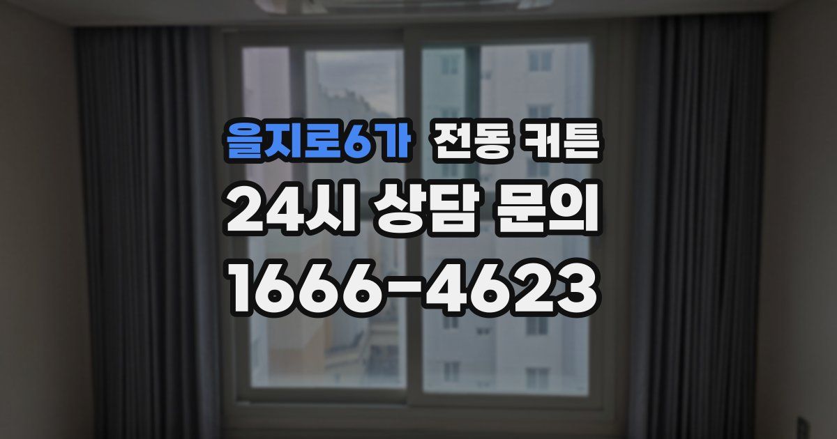 을지로6가 전동 커튼