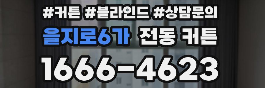 을지로6가 전동 커튼