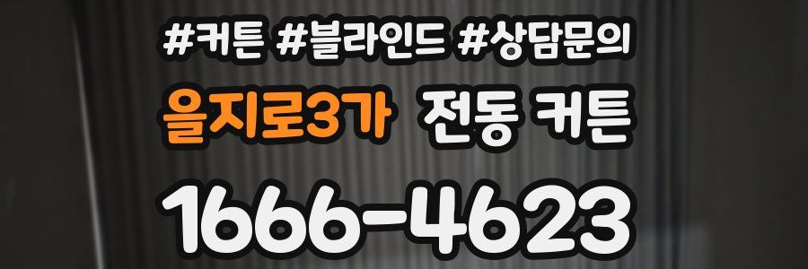 을지로3가 전동 커튼