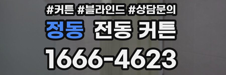 정동 전동 커튼