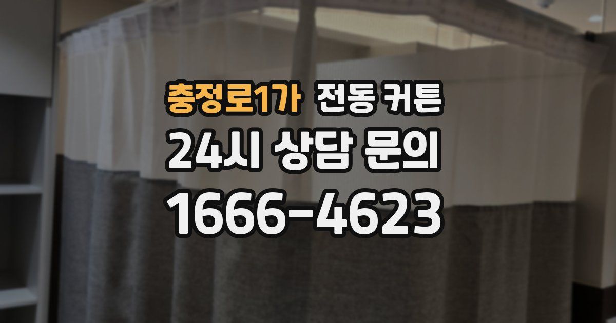 충정로1가 전동 커튼