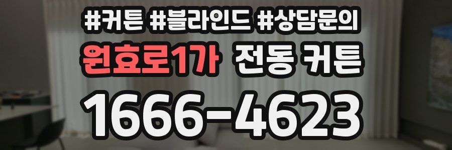 원효로1가 전동 커튼
