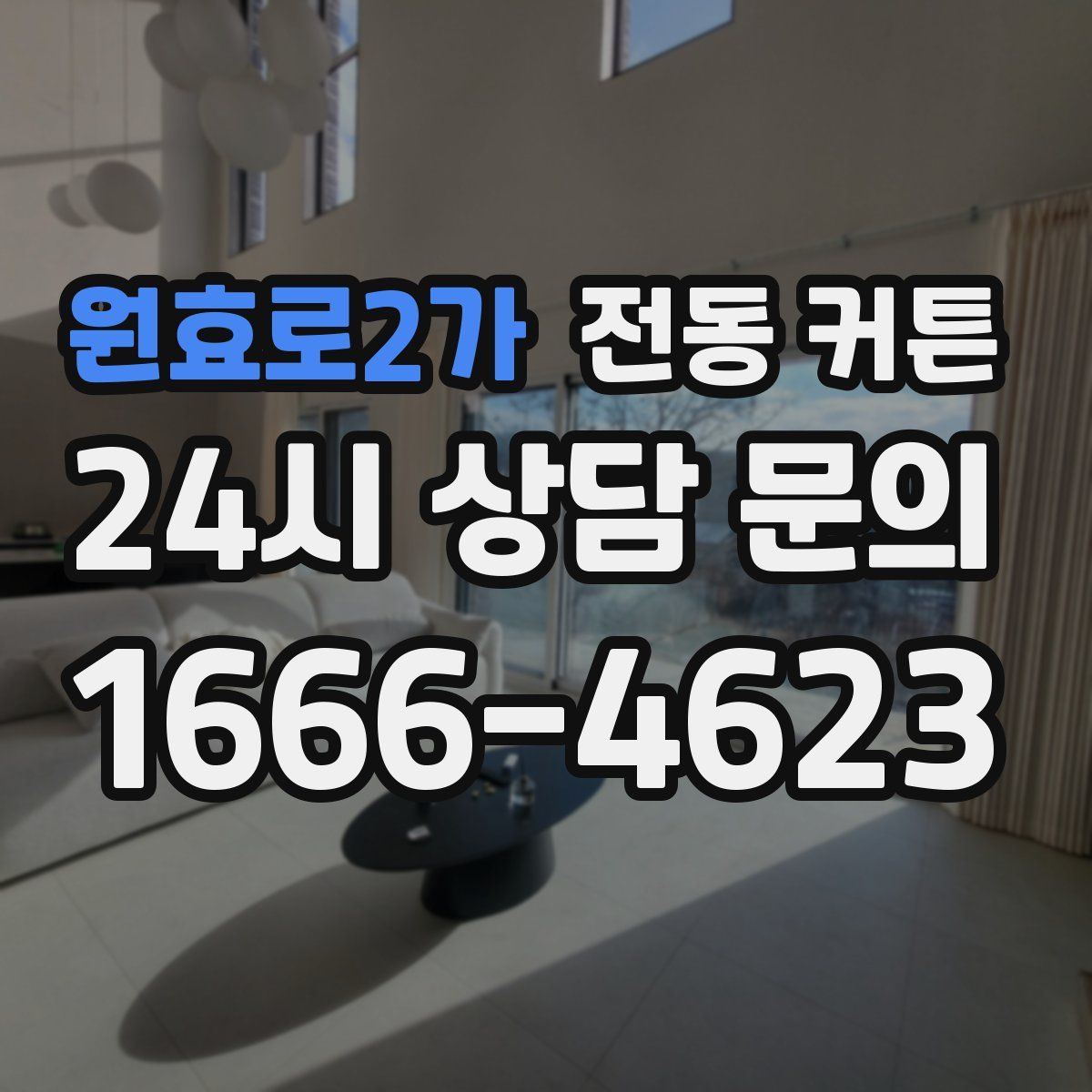 원효로2가 전동 커튼