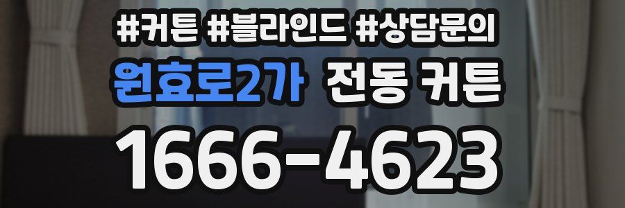 원효로2가 전동 커튼