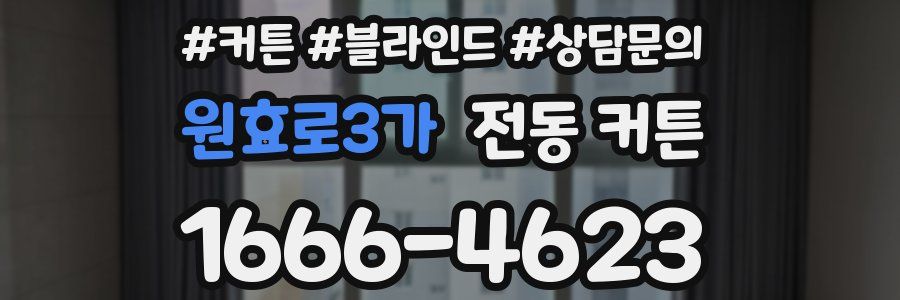 원효로3가 전동 커튼