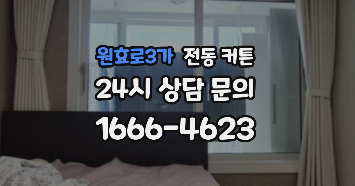 원효로3가 전동 커튼