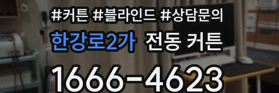 한강로2가 전동 커튼