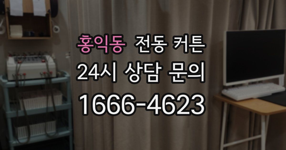 홍익동 전동 커튼