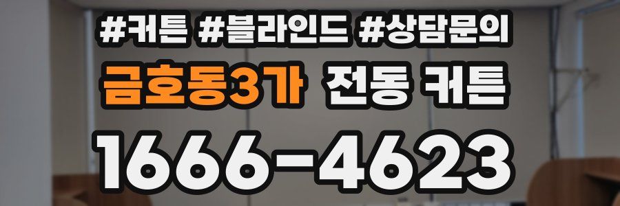 금호동3가 전동 커튼