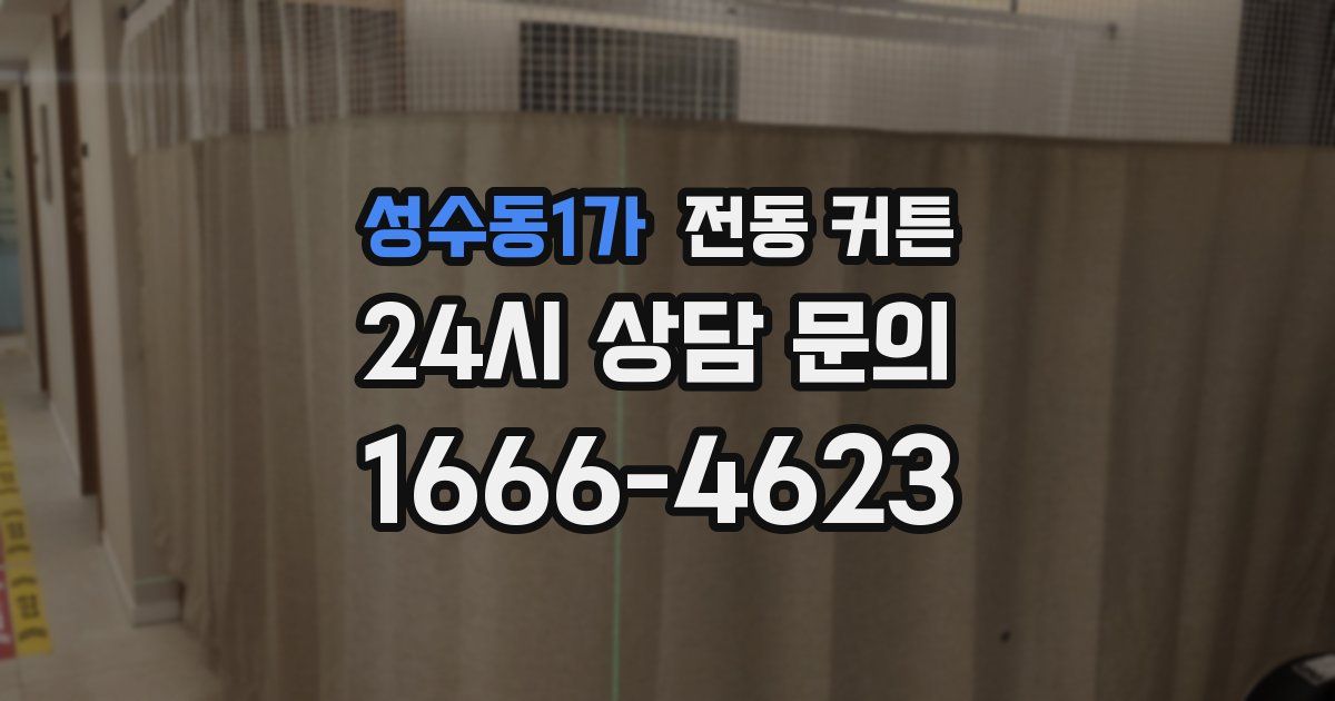 성수동1가 전동 커튼