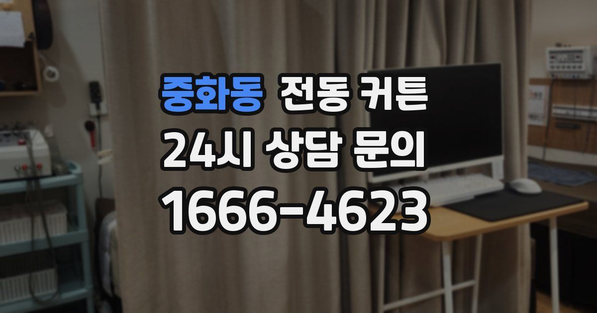 중화동 전동 커튼