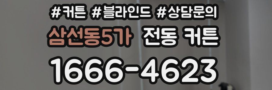 삼선동5가 전동 커튼