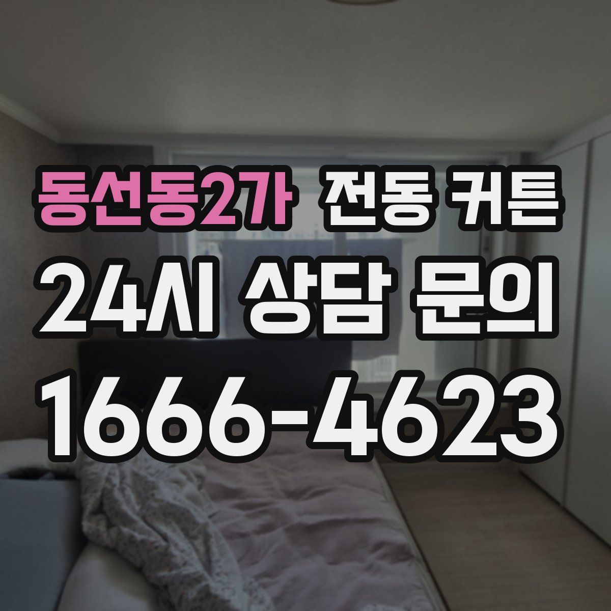 동선동2가 전동 커튼