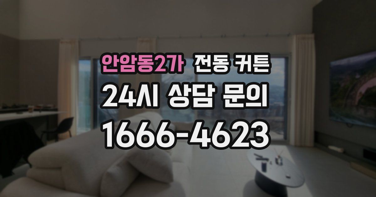 안암동2가 전동 커튼
