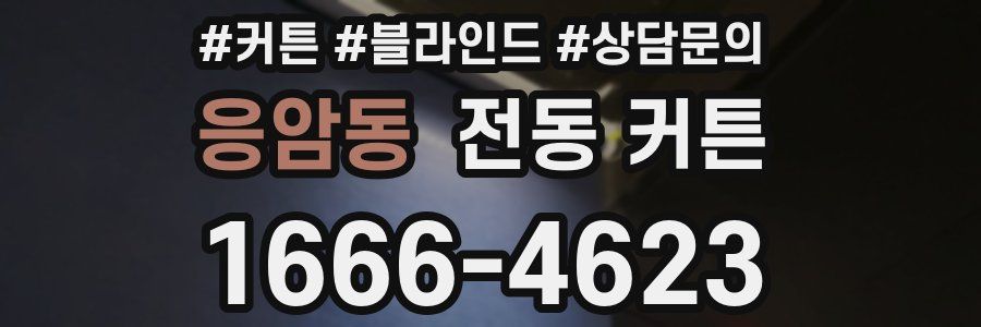 응암동 전동 커튼