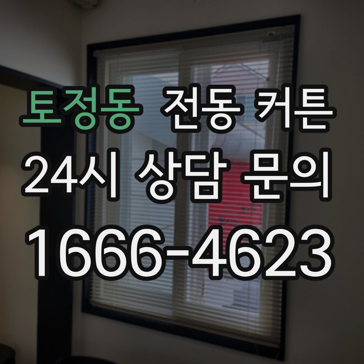 토정동 전동 커튼