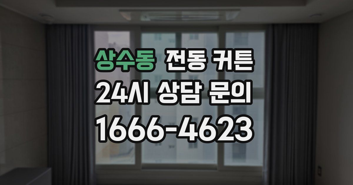 상수동 전동 커튼