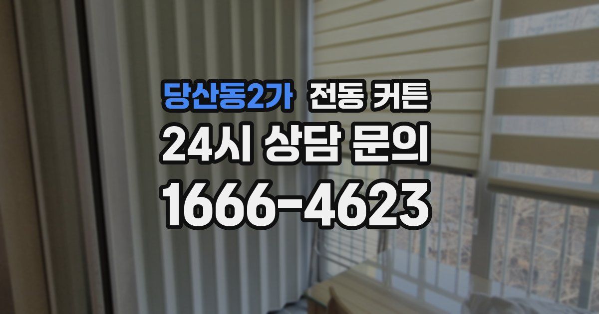 당산동2가 전동 커튼