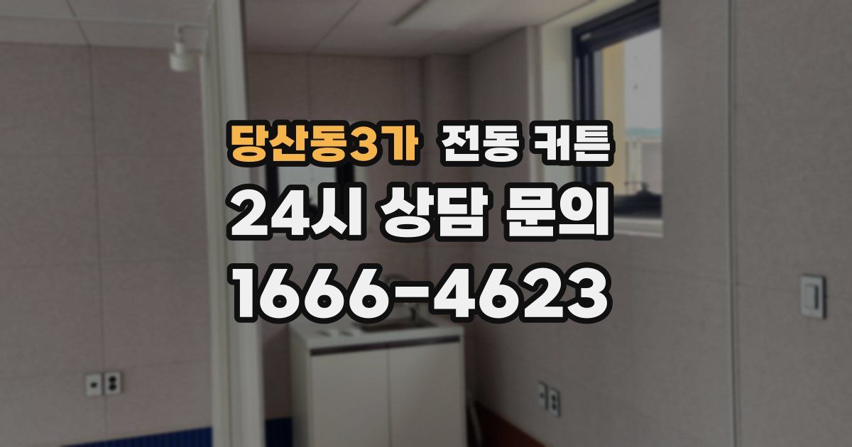 당산동3가 전동 커튼