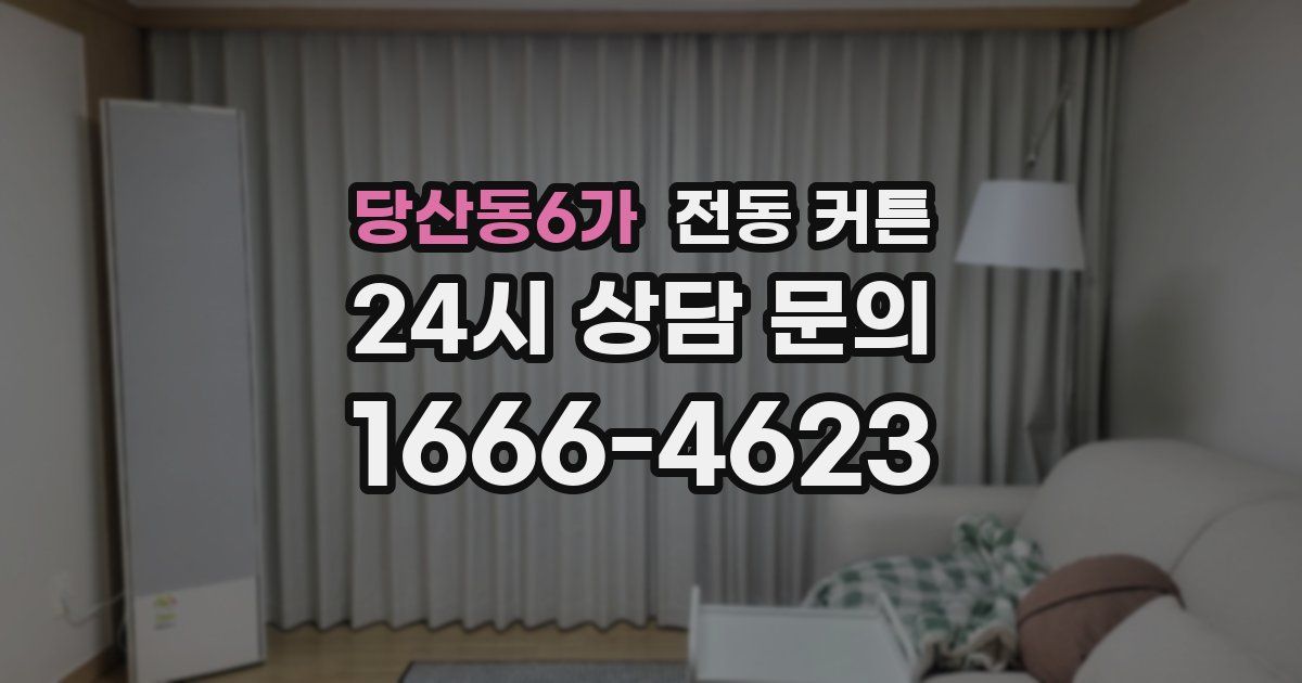 당산동6가 전동 커튼