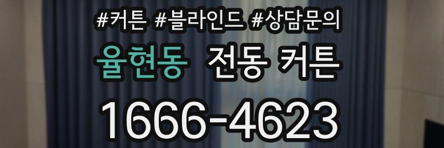 율현동 전동 커튼