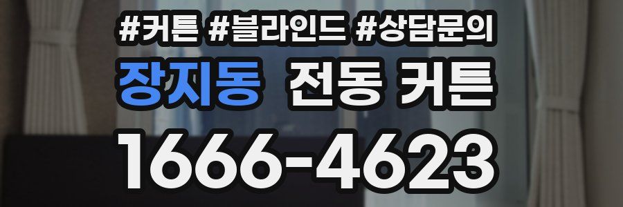 장지동 전동 커튼