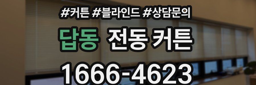 답동 전동 커튼