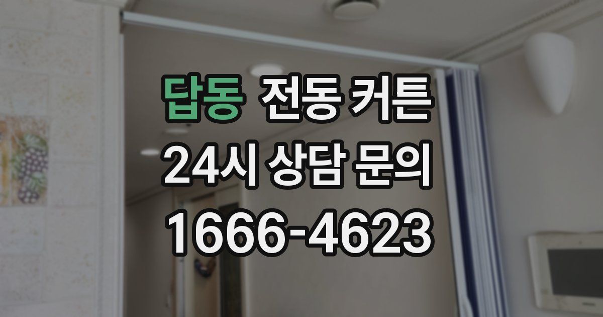 답동 전동 커튼