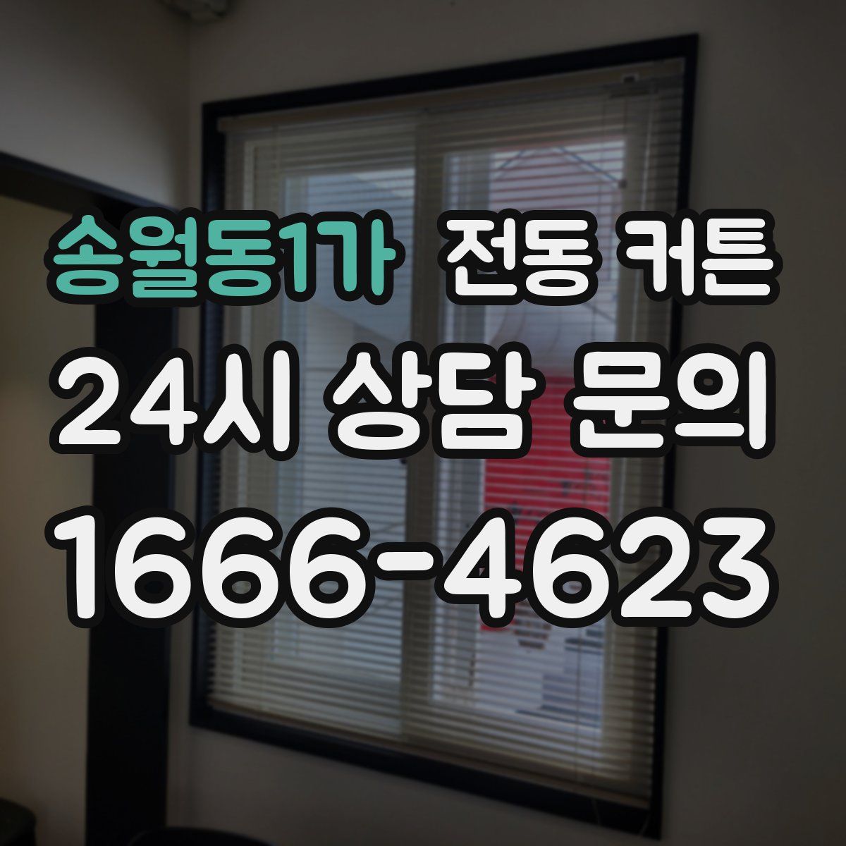 송월동1가 전동 커튼