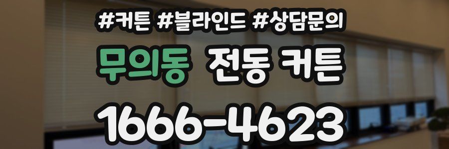 무의동 전동 커튼