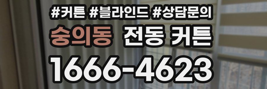 숭의동 전동 커튼