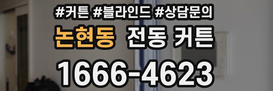 논현동 전동 커튼
