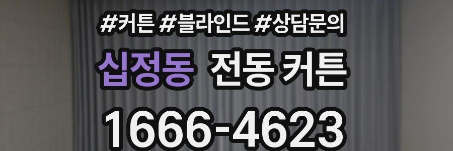 십정동 전동 커튼